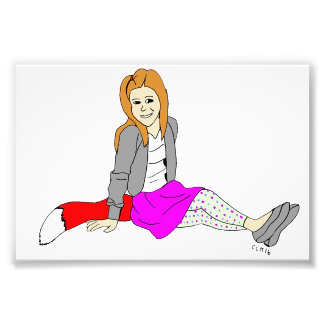 Impression Photo fille foy (Devant)