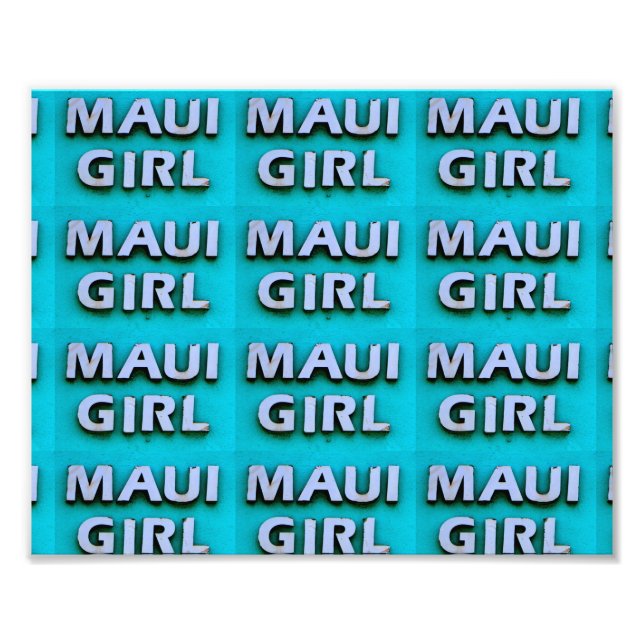 Impression Photo fille maui green (Devant)