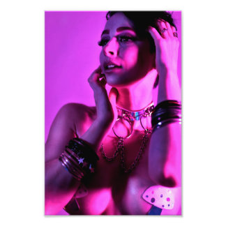 Impression Photo Fille rave champignon