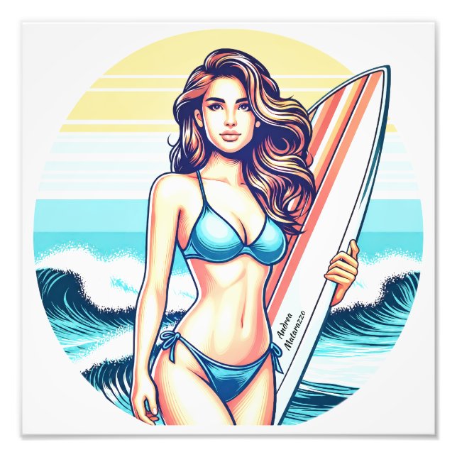 Impression Photo Fille Sport & Surf (Devant)
