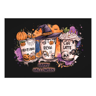 Impression Photo Fitness Halloween 🎃Protein, BCAA & Café Latte