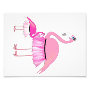 Impression Photo Flamant rose Baby Girl Room Imprimer (1 de 4)