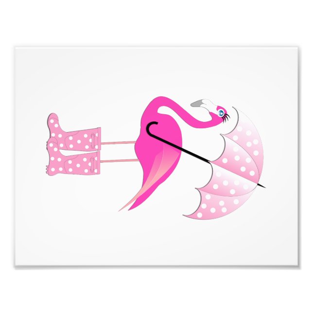 Impression Photo Flamant rose Baby Girl Room Imprimer (4 de 4) (Devant)