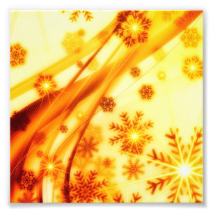 Impression Photo Flèches de Noël dorées