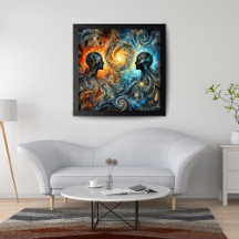 Flèches et silhouettes éthérées