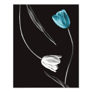 Impression Photo Fleur de Tulipe Minimaliste