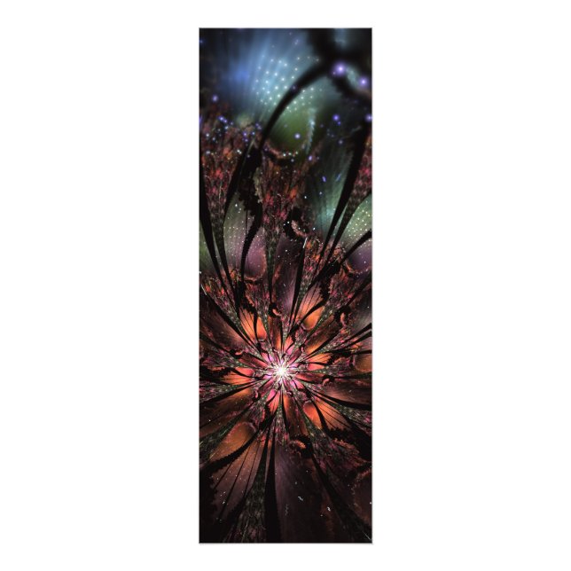 Impression Photo Fleur imaginaire fractale douce et tendresse (Devant)