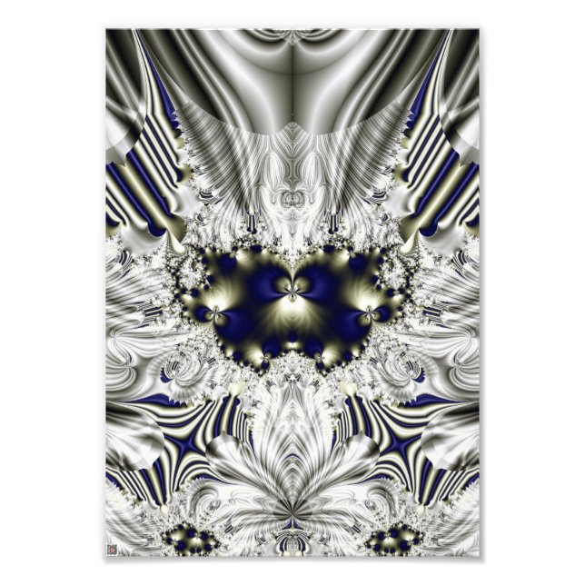 Impression Photo Fleur noire (Devant)