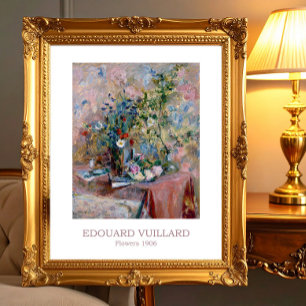 Impression Photo Fleurs 1906 par Edouard Vuillard