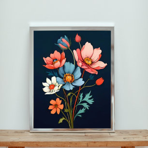 Impression Photo Fleurs Abstraites