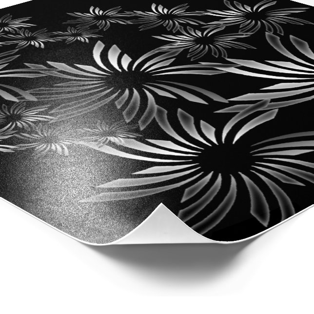 Impression Photo Fleurs d'argent (Coin)