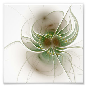 Impression Photo Fleurs de fantaisie fractale douces et tendres 