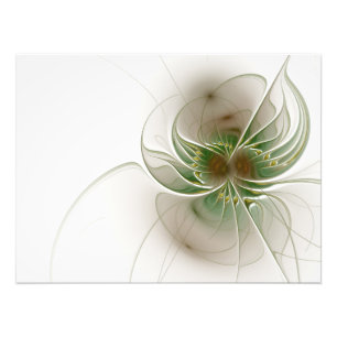 Impression Photo Fleurs de fantaisie fractale douces et tendres 