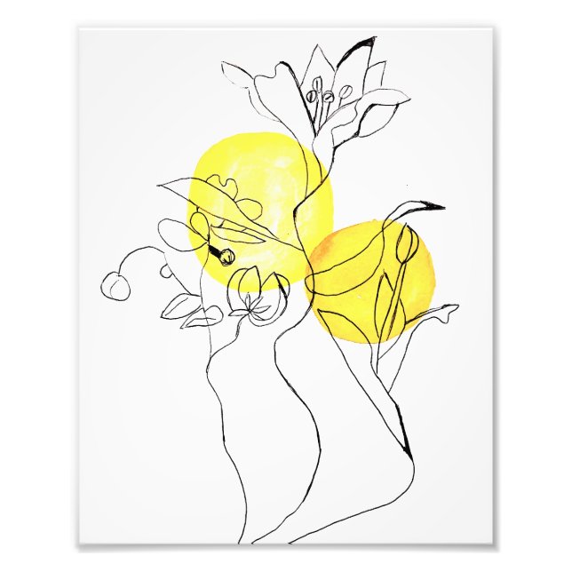 Impression Photo Fleurs de Mike Imprimer (Devant)