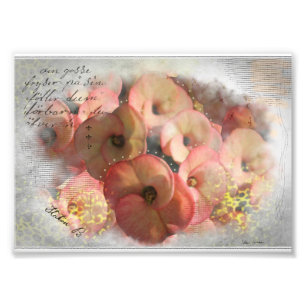Impression Photo Fleurs de Pêcher Mix Média