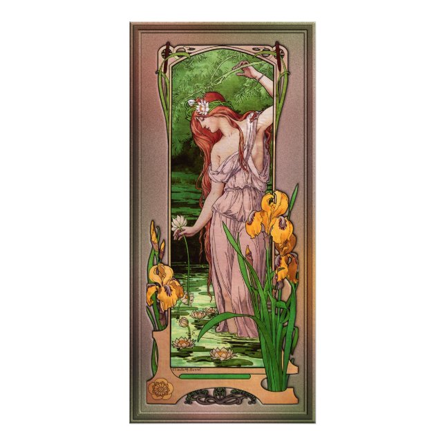 Impression Photo Fleurs d'eau par Élisabeth Sonrel (Devant)