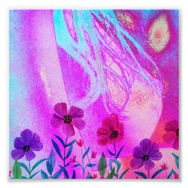 Impression Photo Fleurs sur la poitrine (Devant)