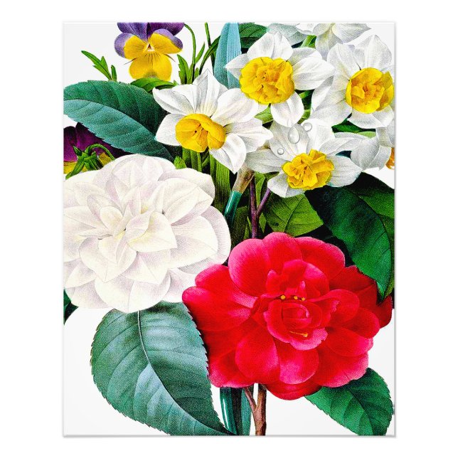 Impression Photo Fleurs vintages (Devant)