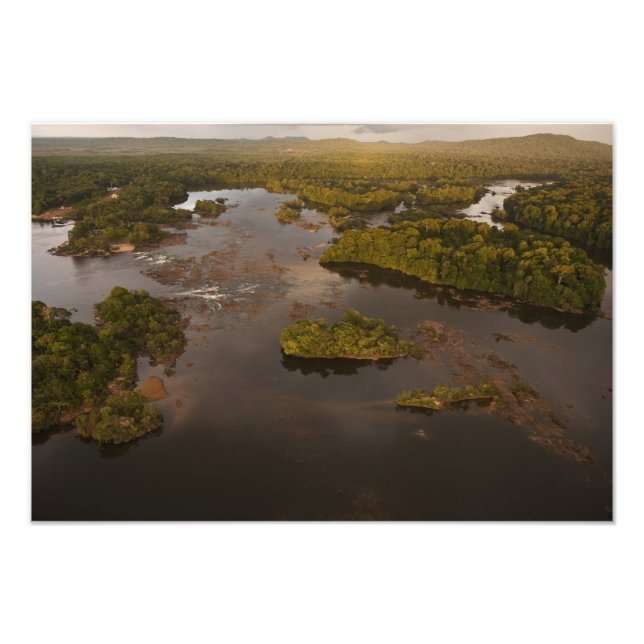 Impression Photo Fleuve Essequibo, plus long fleuve de Guyana, et 4 (Devant)