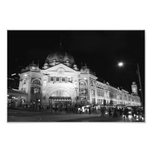 Impression Photo Flinders Station, Melbourne - 12 x 8 Imprimer