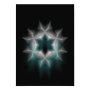 Impression Photo Flocon de neige à goutte -