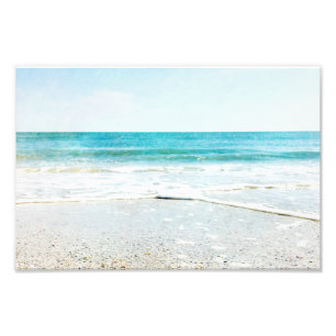 Impression Photo Florida Tropical Beach Sand Ocean Waves Sea Shops