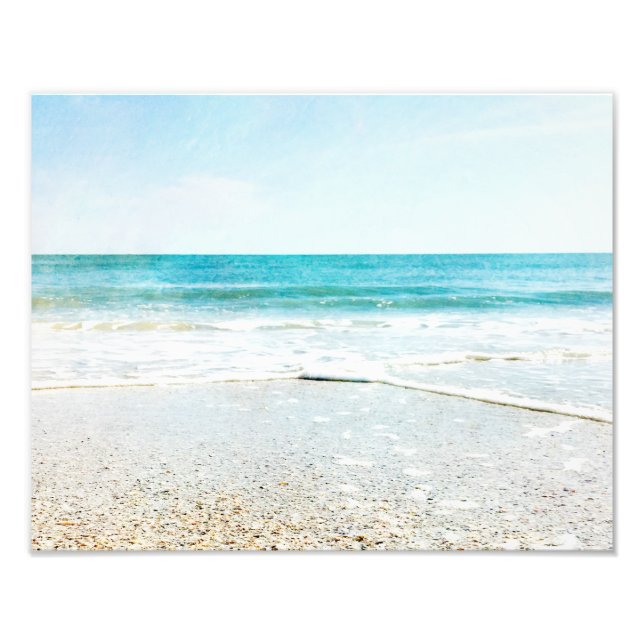 Impression Photo Floride Plage tropicale Sable Ocean Waves Sea Shav (Devant)