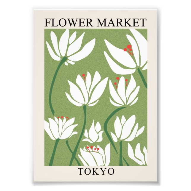 IMPRESSION PHOTO FLOWER MARKET TOKIO | DIGITAL VERSION (Devant)