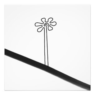 Impression Photo Flower Nazca Pérou ancien idole géoglyphe symbole