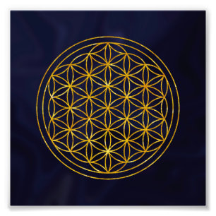 Impression Photo flower of life
