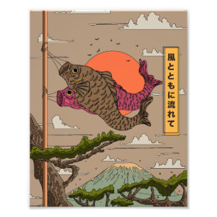 Impression Photo Flux avec le Vent Koinobori