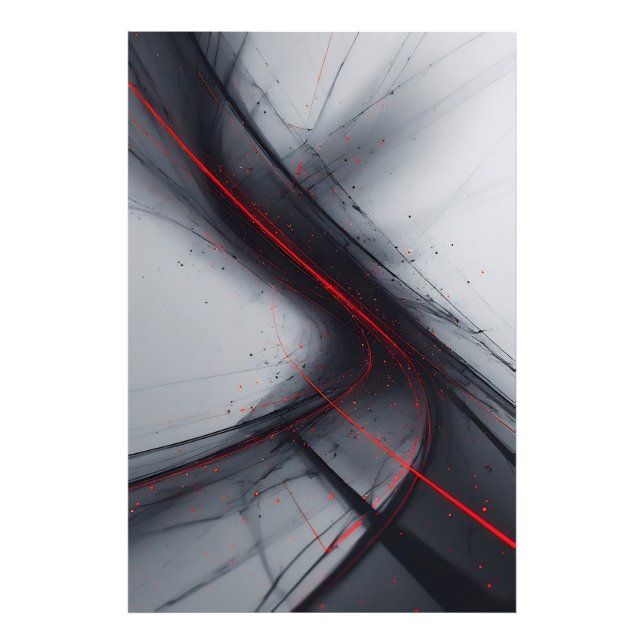 Impression Photo Flux Rouge (Devant)