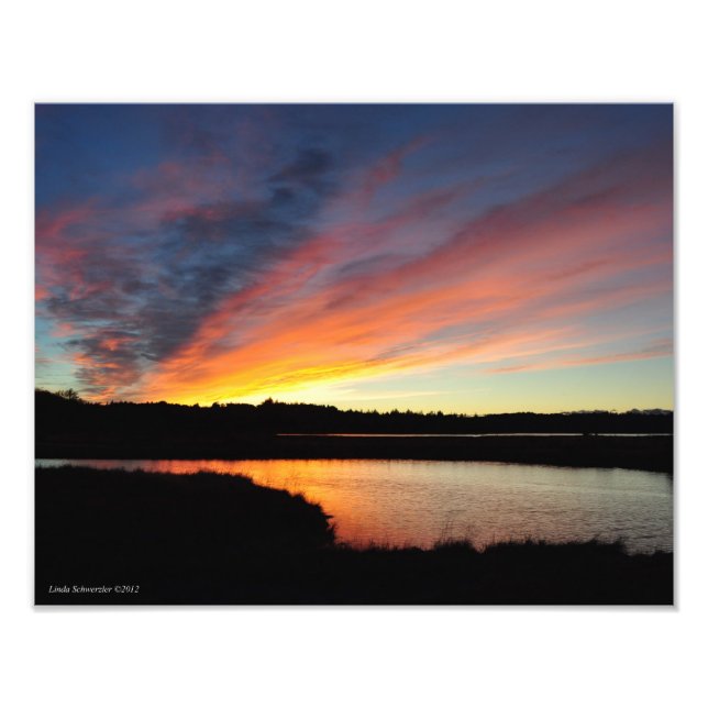 Impression Photo Flux Sunset 11X14 (Devant)