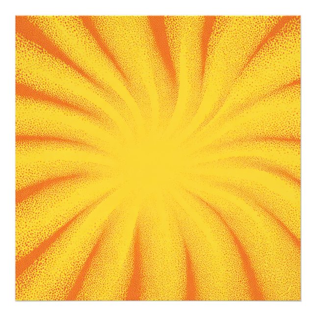 Impression Photo Fond Jaune en Explosion Solaire – Texture Rétro Vi (Devant)