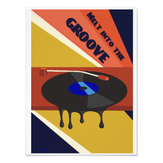 Impression Photo Fondre dans l'affiche Groove