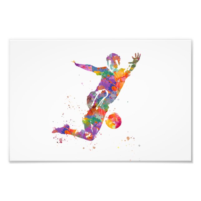 Impression Photo Football player (Devant)