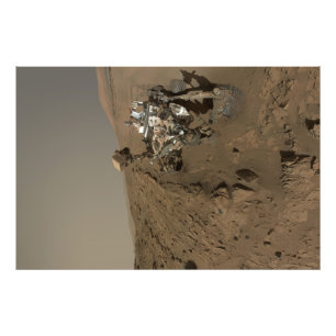 Impression Photo Forage Mars Curiosity Red Martian Paysage