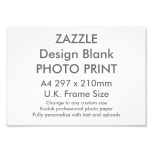 Impression Photo Format de l'image fait sur commande du R-U