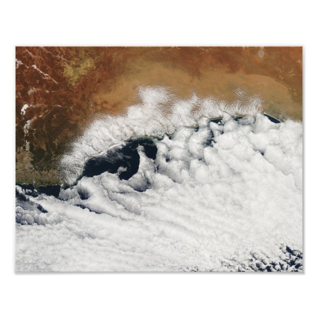 Impression Photo Formes de nuage inhabituelles (Devant)