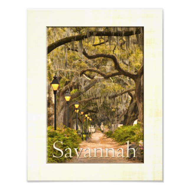 Impression Photo Forsyth Park - Savannah, GA (Devant)