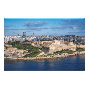 Impression Photo Fort Manoel et Sliema de La Valette, Malte