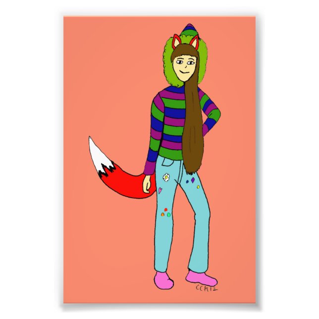 Impression Photo foxgirl (Devant)