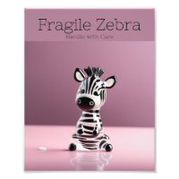 Fragile Zebra : Manipuler avec soin