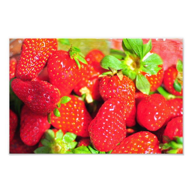 Impression Photo Fraises (Devant)