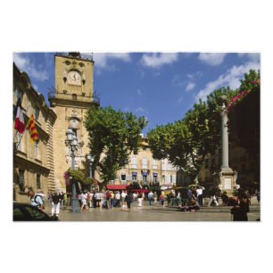 Impression Photo France, Aix en Provence, La Place de la Maire