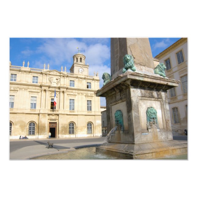 Impression Photo France, Arles, Provence, Place de la (Devant)