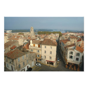 Impression Photo France, Arles, Provence, vue sur la ville depuis