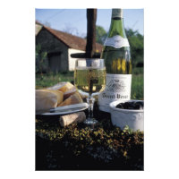 France, Bourgogne, Chablis. Vin local et
