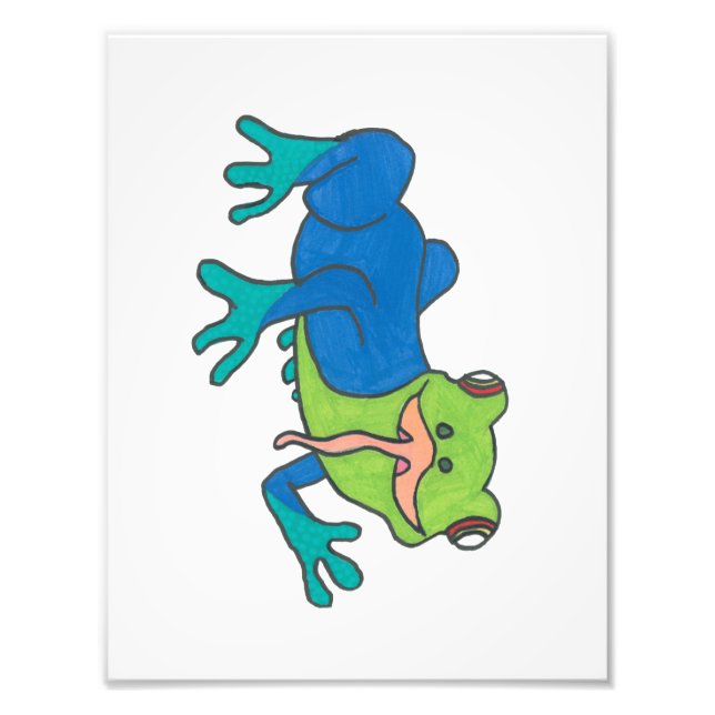 Impression Photo Frank la gravure de grenouille (Devant)
