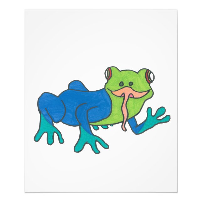 Impression Photo Frank la grenouille gros caractères (Devant)